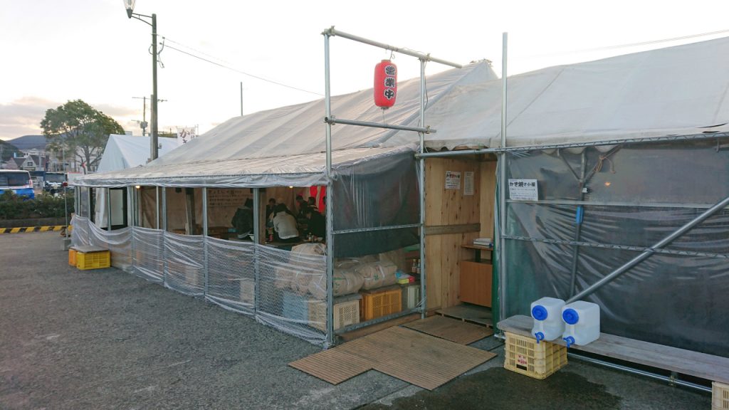 大村湾漁協 かき焼き小屋