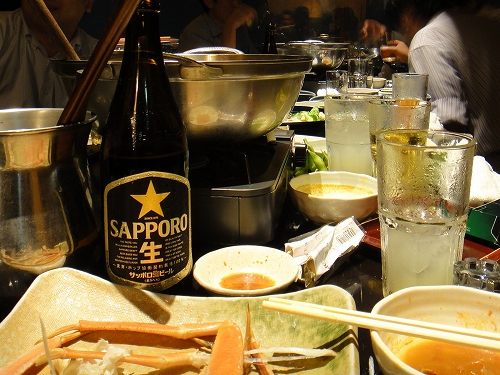 飲み会のテーブル