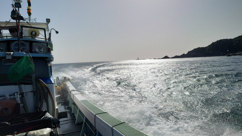 爆風の中、能瀬本島（畝刈）で峯友会さんの釣行会に参加させていただきました！