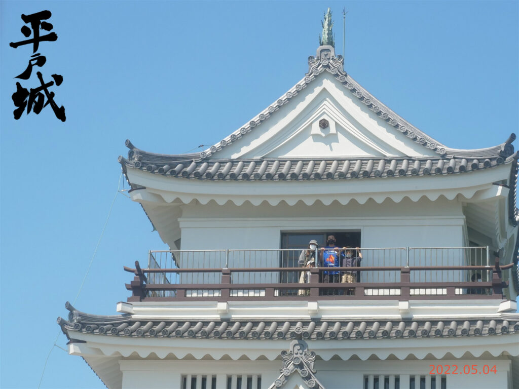 平戸城の屋上自動カメラより