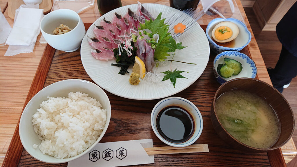 平戸 海の見えるご飯屋 刺身定食