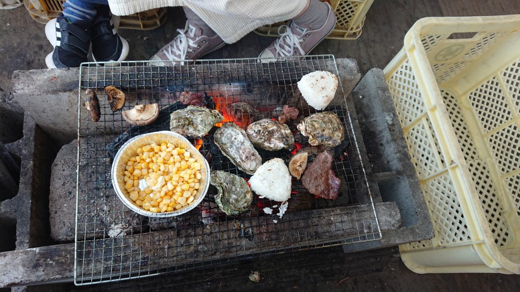 大村湾漁協（時津町）カキ焼き